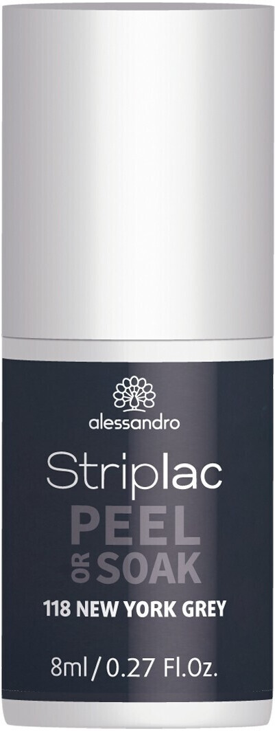 Alessandro Striplac Peel or Soak  Nr. 118 - New York Grey (8ml)