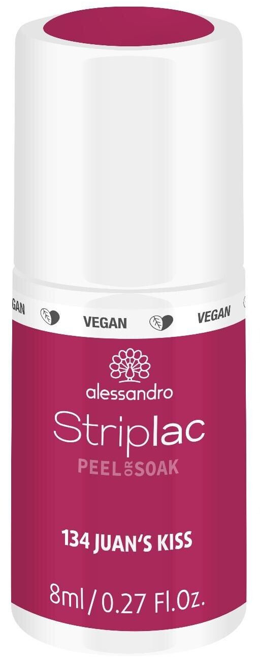 Alessandro Striplac Peel or Soak Nr. 134 - Juana´s Kiss (8ml)