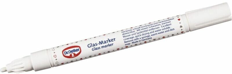 Dr. Oetker Lovely Homemade Glass Marker (3224)