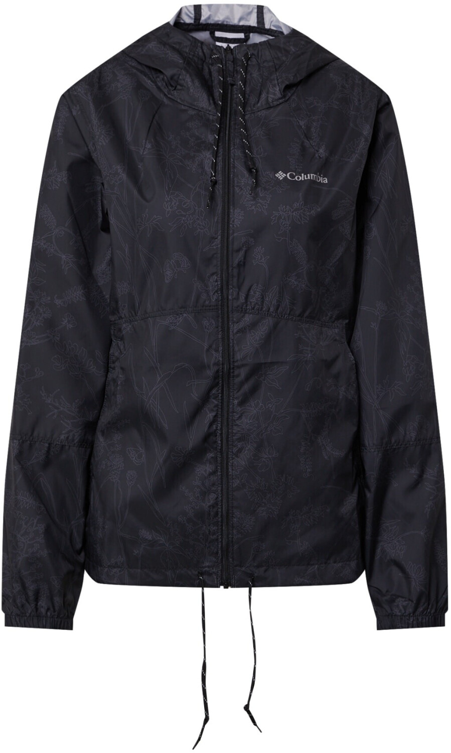 Columbia Flash Forward Printed Windbreaker Women (1610911) black art bouquet print tonal
