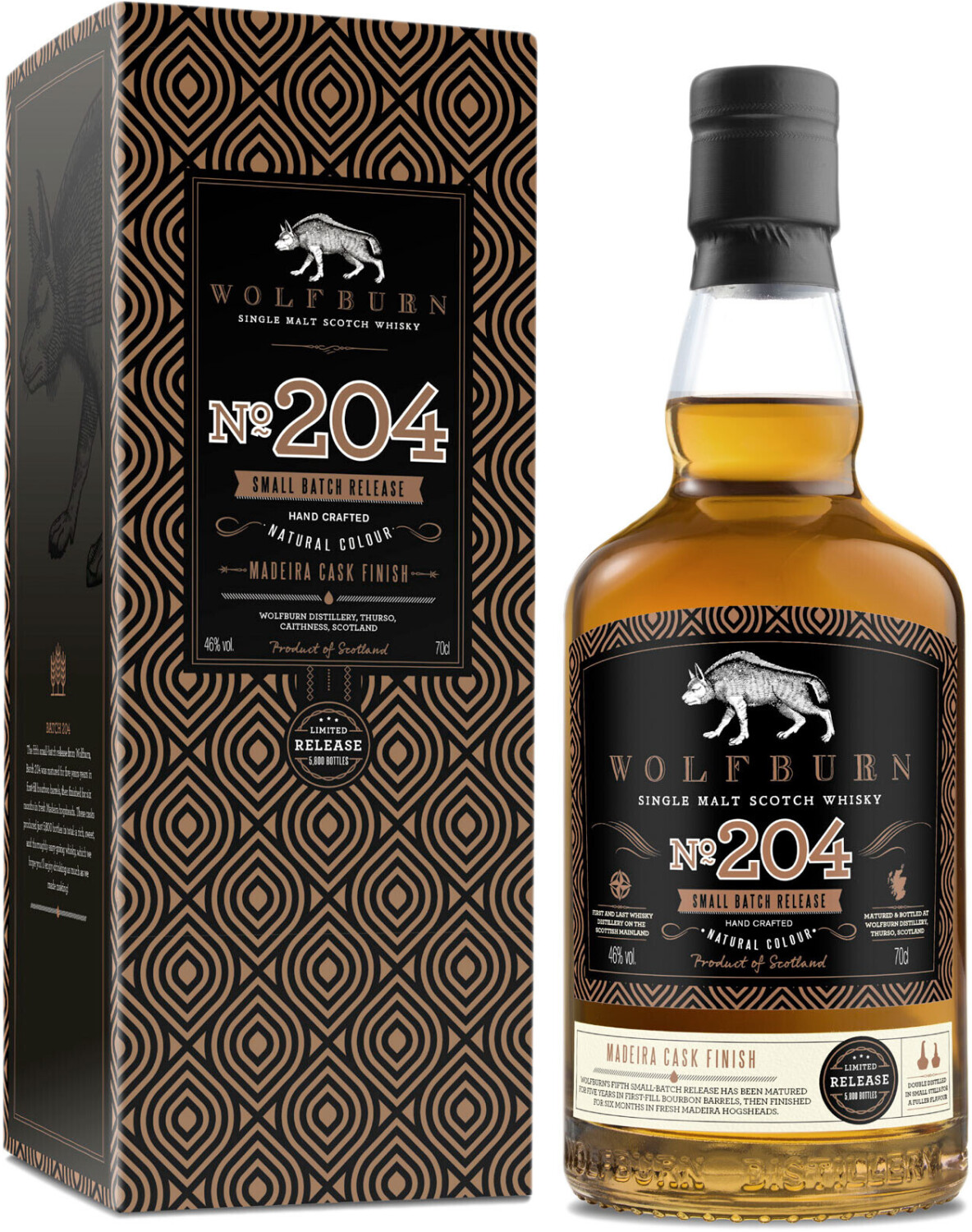 Wolfburn No. 204 Single Malt Scotch Whisky Small Batch Release 0,7l 46%