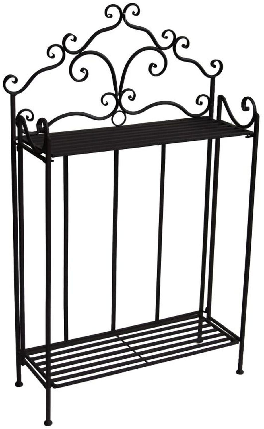 Noor Pflanzregal Metall schwarz (55663)
