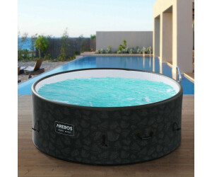 AREBOS Whirlpool, In-& Outdoor, ⌀ 180 cm, Drop-Stitch