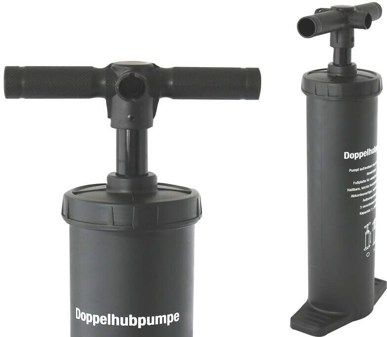 Vango Luftpumpe Kitepumpe Stand Pumpe Doppelhub, Kolben Pumpe Luft Bett  Boot Manometer 2x2L