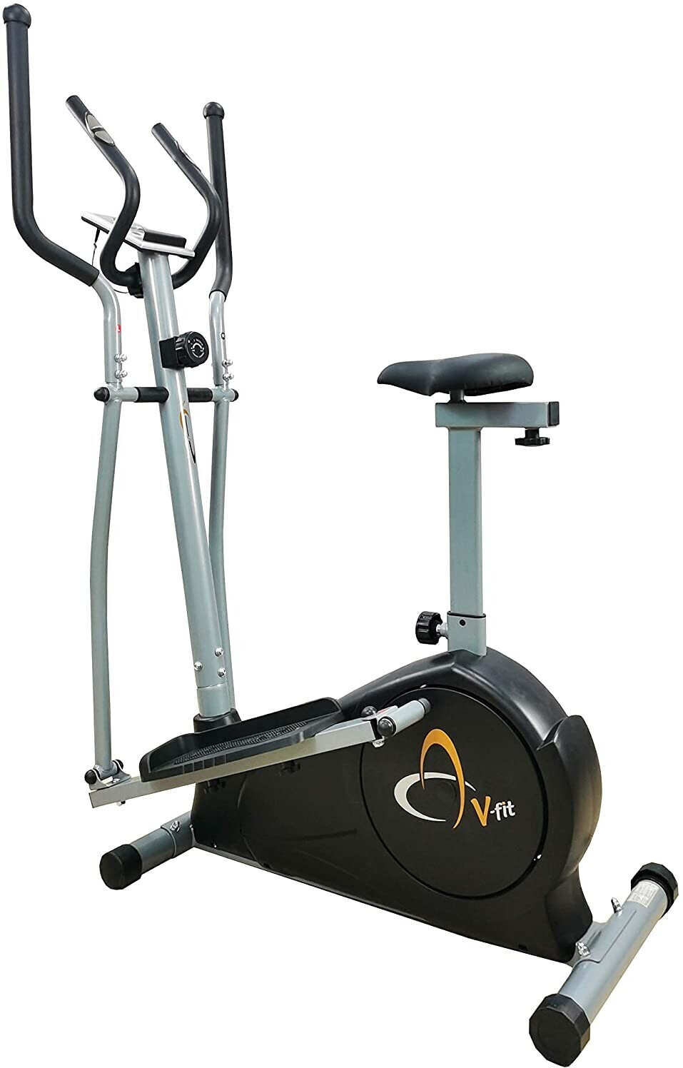 Photos - Cross Trainer V-Fit Magnetic 2-in-1 Cycle Elliptical Trainer 