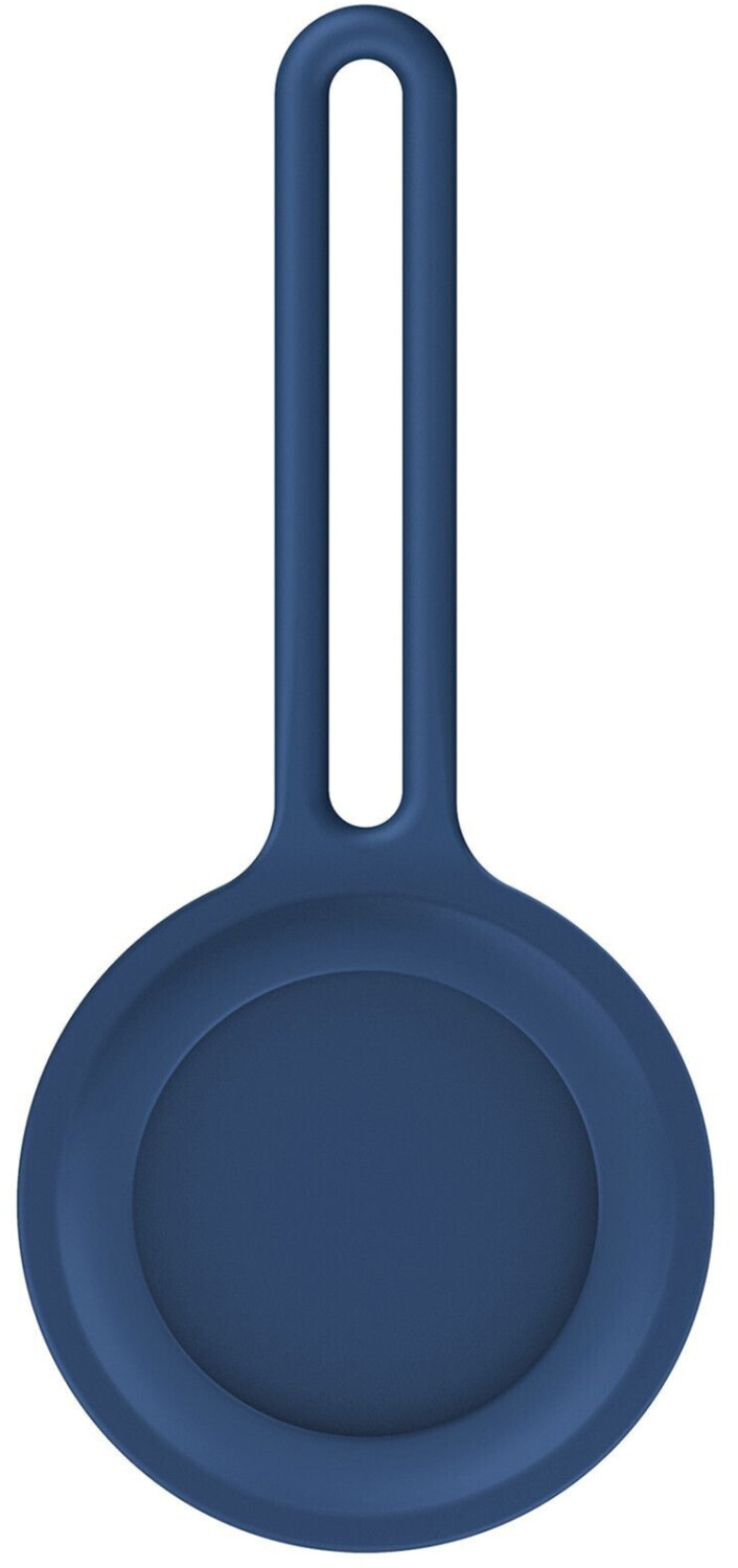Generique Étui Airtags en silicone bleu