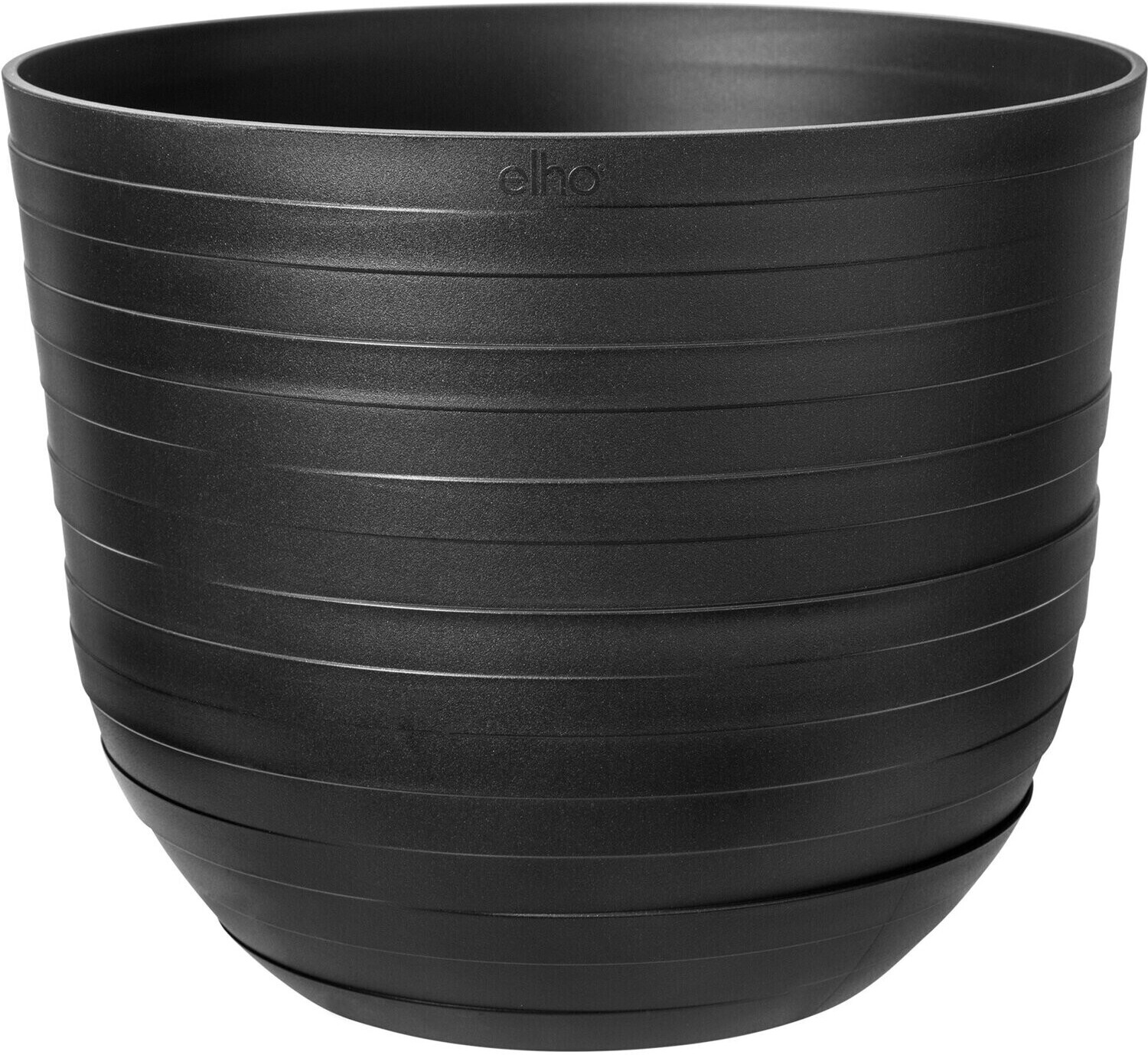 Photos - Flower Pot Elho Fuente Rings Round 47cm onyx black 