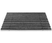 Astra Fußmatte Excellence Mat (Aluminium, Anthrazit/Grau, 40 x 60 cm,  Materialzusammensetzung: 100 % Polypropylen)