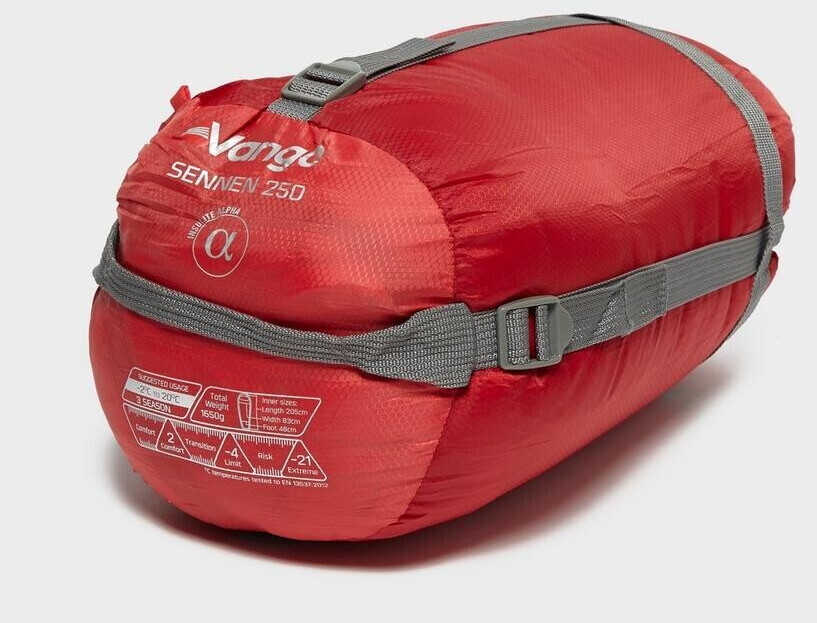 Buy Vango Sennen 250 Sleeping Bag Red from £33.00 (Today) Best