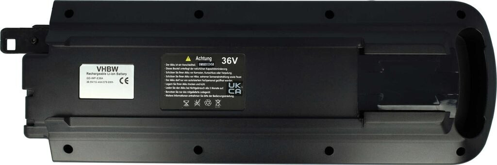 vhbw battery pack Li-Ion, 10400mAh, 36V 129044920-4