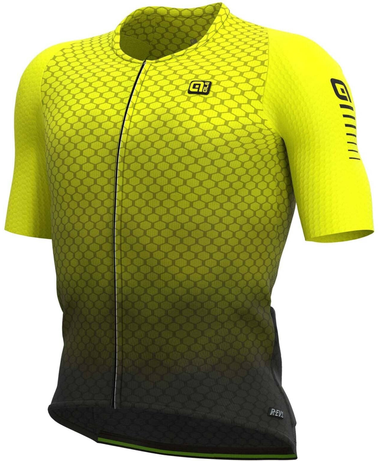 Alé Cycling R-EV1 Velocity G+ Short Sleeve Shirt Men (2021) black/fluo yellow
