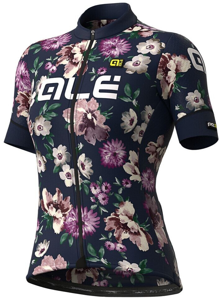 Alé Cycling Graphics PRR Fiori Short Sleeve Shirt Women (2021) blue