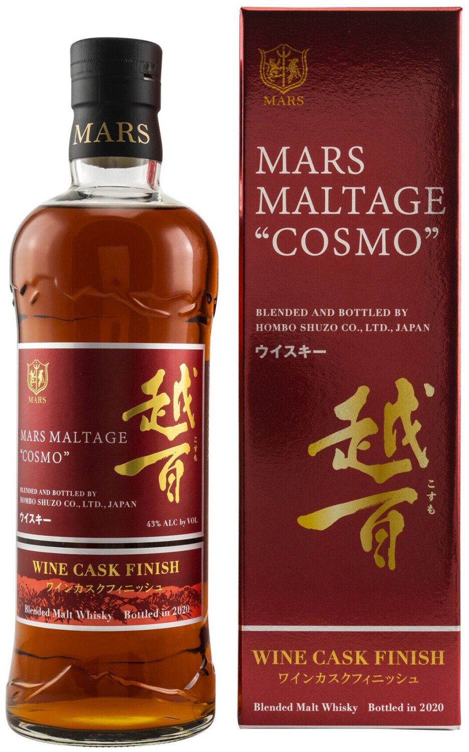 Mars Whisky Maltage Cosmo Blended Malt Whisky Wine Cask Finish 0,7l 43%