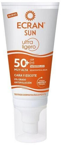 Ecran Sun ultra leger Spf50+ (50 ml)