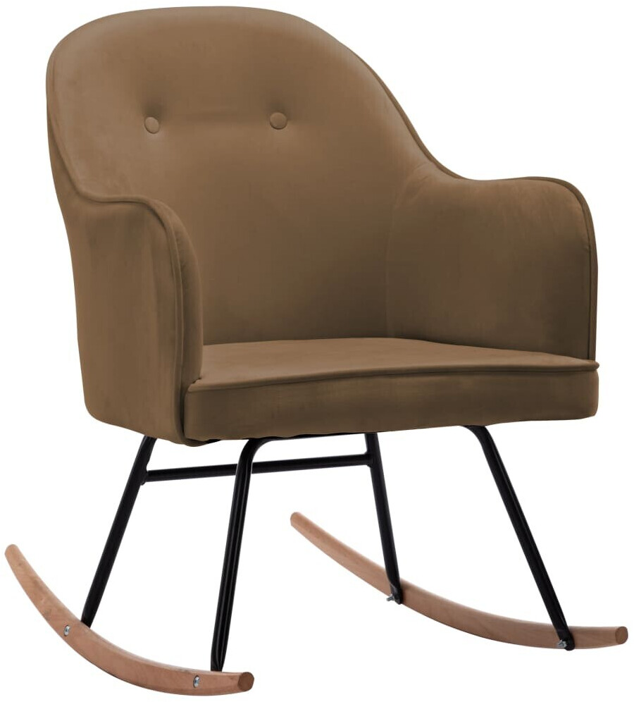 vidaXL Chaise à bascule en velours