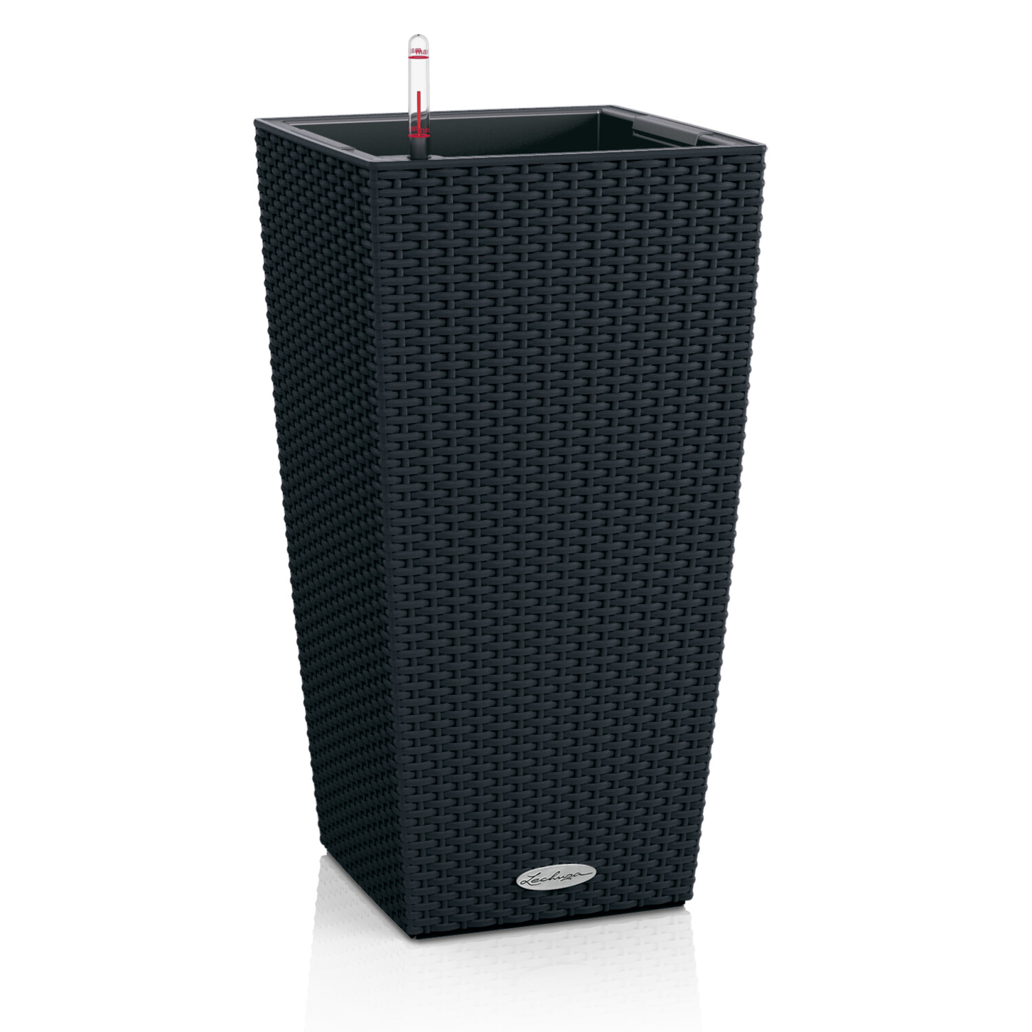 Lechuza Cubico Cottage 30 All-in-One Set graphite black