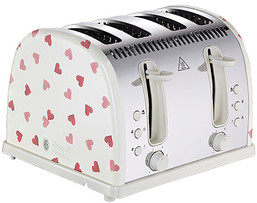 Buy Russell Hobbs Emma Bridgewater Pink Hearts 4 Slice Toaster from £69