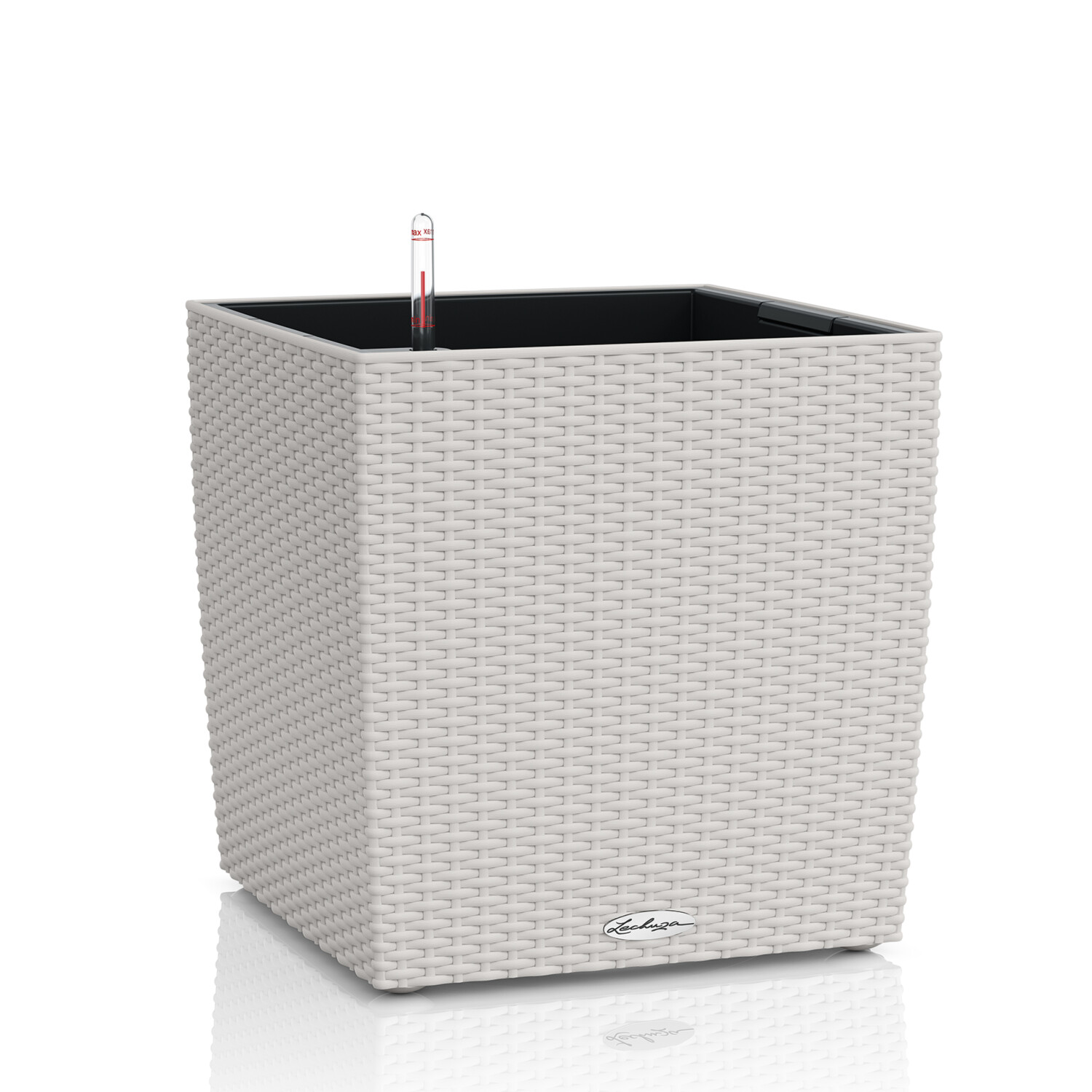 Lechuza Cube Cottage 40 All-in-One Set light grey
