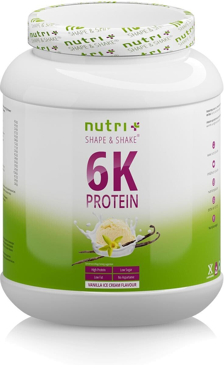 Nutri-Plus Vegan 6K Protein 1000g Vanilla-Ice Cream