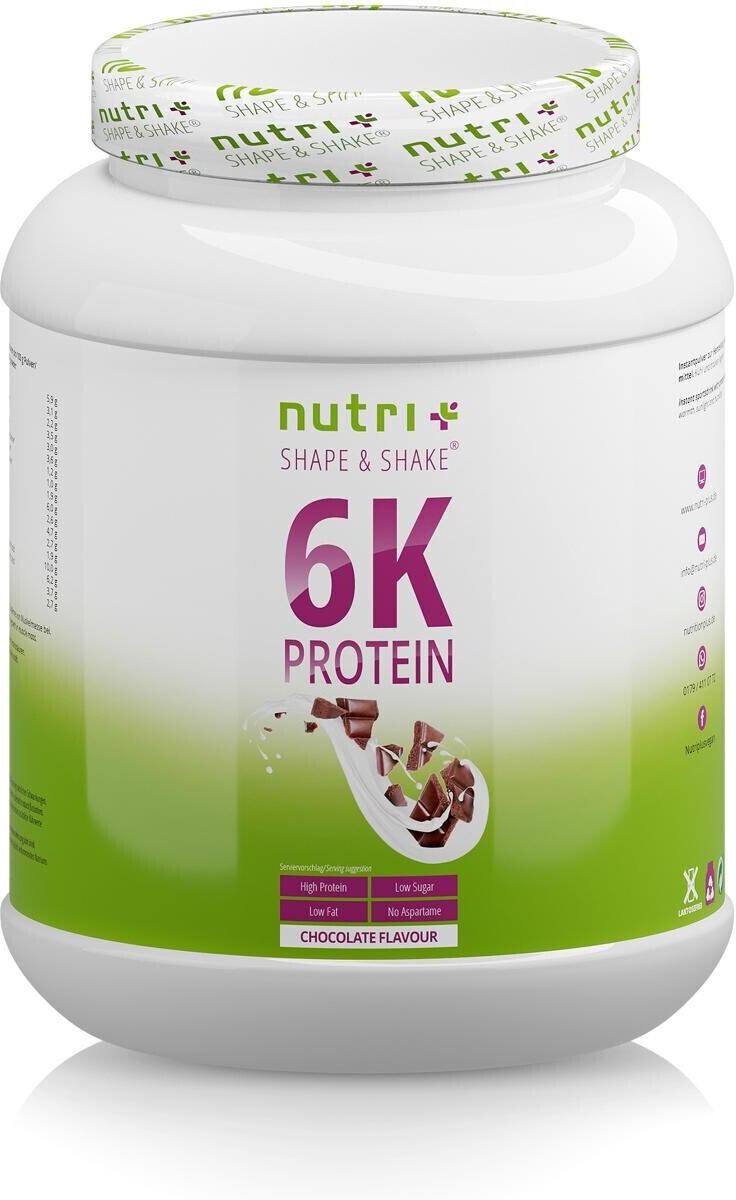 Nutri-Plus Vegan 6K Protein 1000g Chocolate