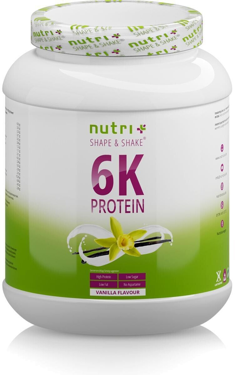 Nutri-Plus Vegan 6K Protein 1000g Vanilla