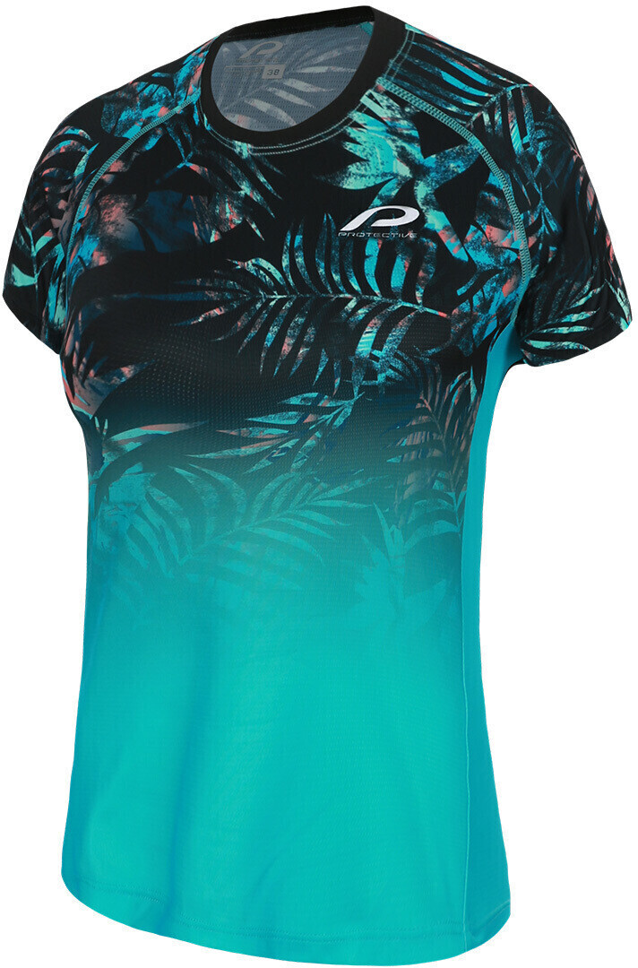 Protective P-Greenthumb Short Sleeve Shirt Women (2021) aqua