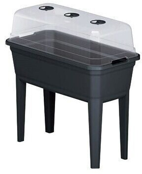 Prosperplast Respana Planter Ecoline Set 74,9 x 36,8 x 77,7 cm Anthracite