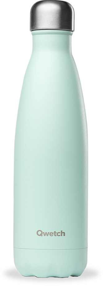 Qwetch Bouteille Isotherme Pastel 500ml Vert