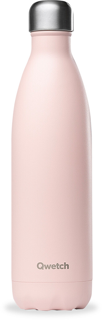 Qwetch Bouteille Isotherme Pastel 750ml Rose