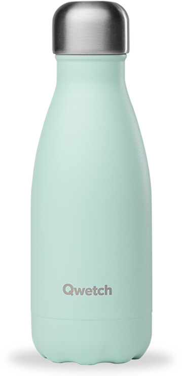 Qwetch Bouteille Isotherme Pastel 260ml Vert