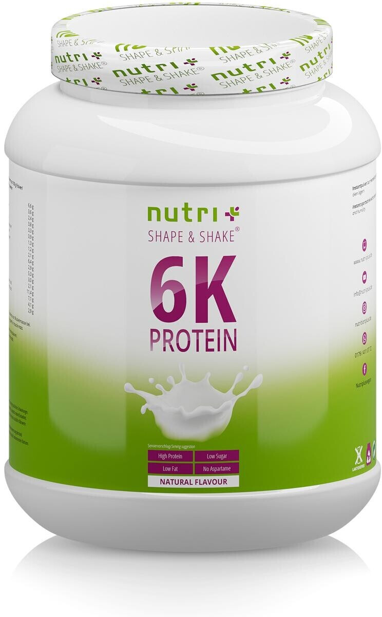 Nutri-Plus Vegan 6K Protein 1000g Natural