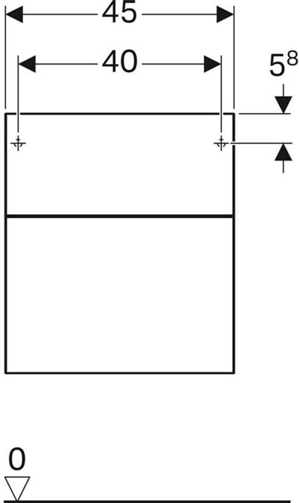 Geberit Xeno² 45 x 51 x 46,2 cm (500.504.43.1)