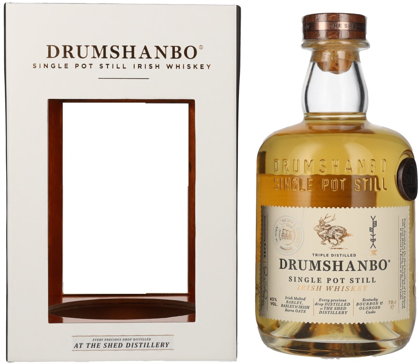 The Shed Distillery Drumshanbo Single Pot Still Irish Whiskey 0,7l 43%