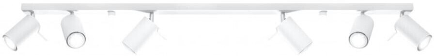 Sollux Ring 6 120x8x15cm 6xGU10 White