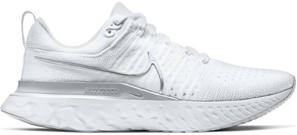 nike epic react flyknit 2 white black pure platinum