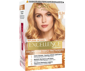 L'Oréal Paris Tinta Capelli Excellence, Copre i capelli bianchi, colore  ricco, luminoso e a lunga durata, 5 Castano Chiaro 40 ml
