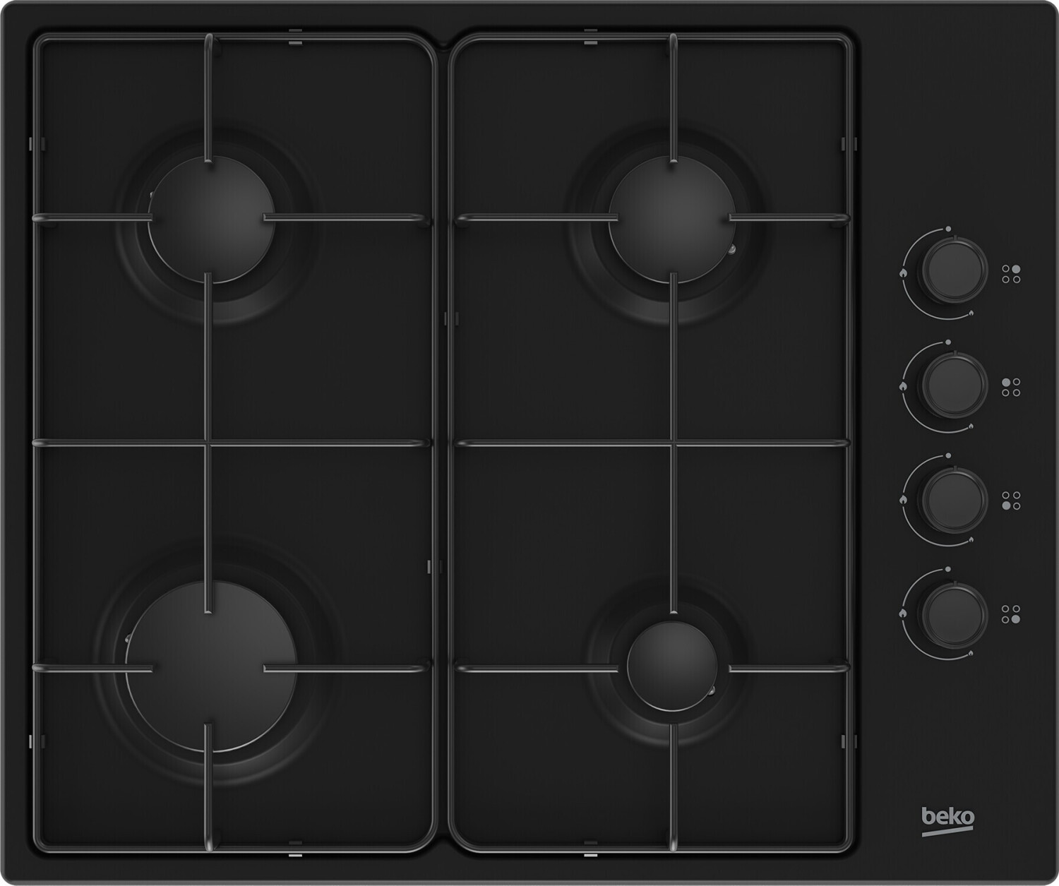 Beko HIBG64120SB Integrated 60cm Side Gas Hob