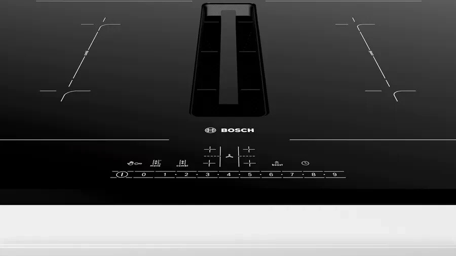 Bosch Serie 6 Induction Hob With Integrated Ventilation System 70 cm ab