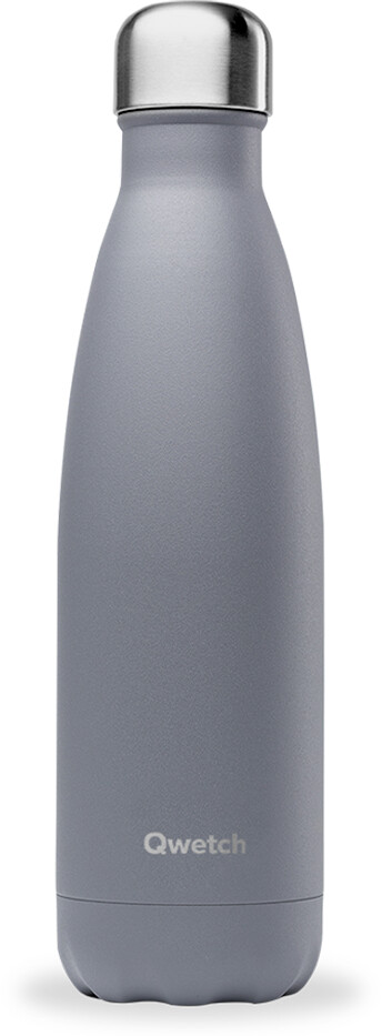Qwetch Bouteille Isotherme Granite 500ml Gris