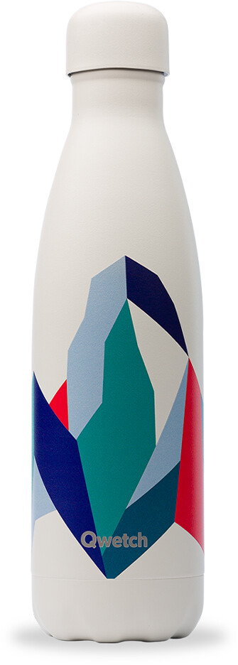 Qwetch Bouteille Isotherme Collection Altitude 500ml blanc