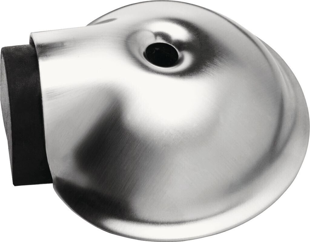 Intersteel Door stop ø65mm, floor mounting, brushed stainless steel