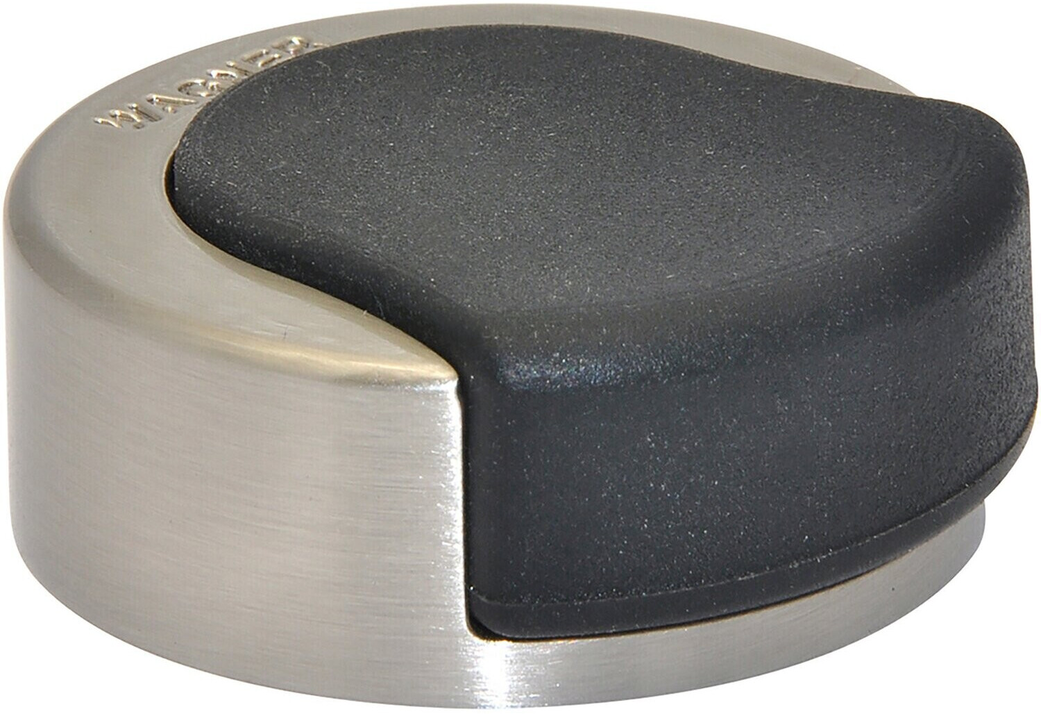 Wagner Door stop with screw, stainless steel look Ø 33 mm