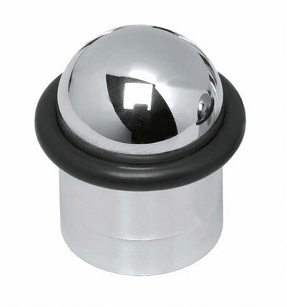 Intersteel Door stop Ø 40 with ring, floor mounting, chrome