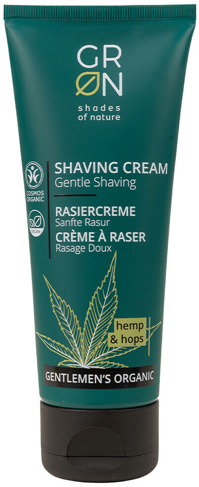 Grün Shaving Cream Gentle Shaving Hemp & Hops (75ml)