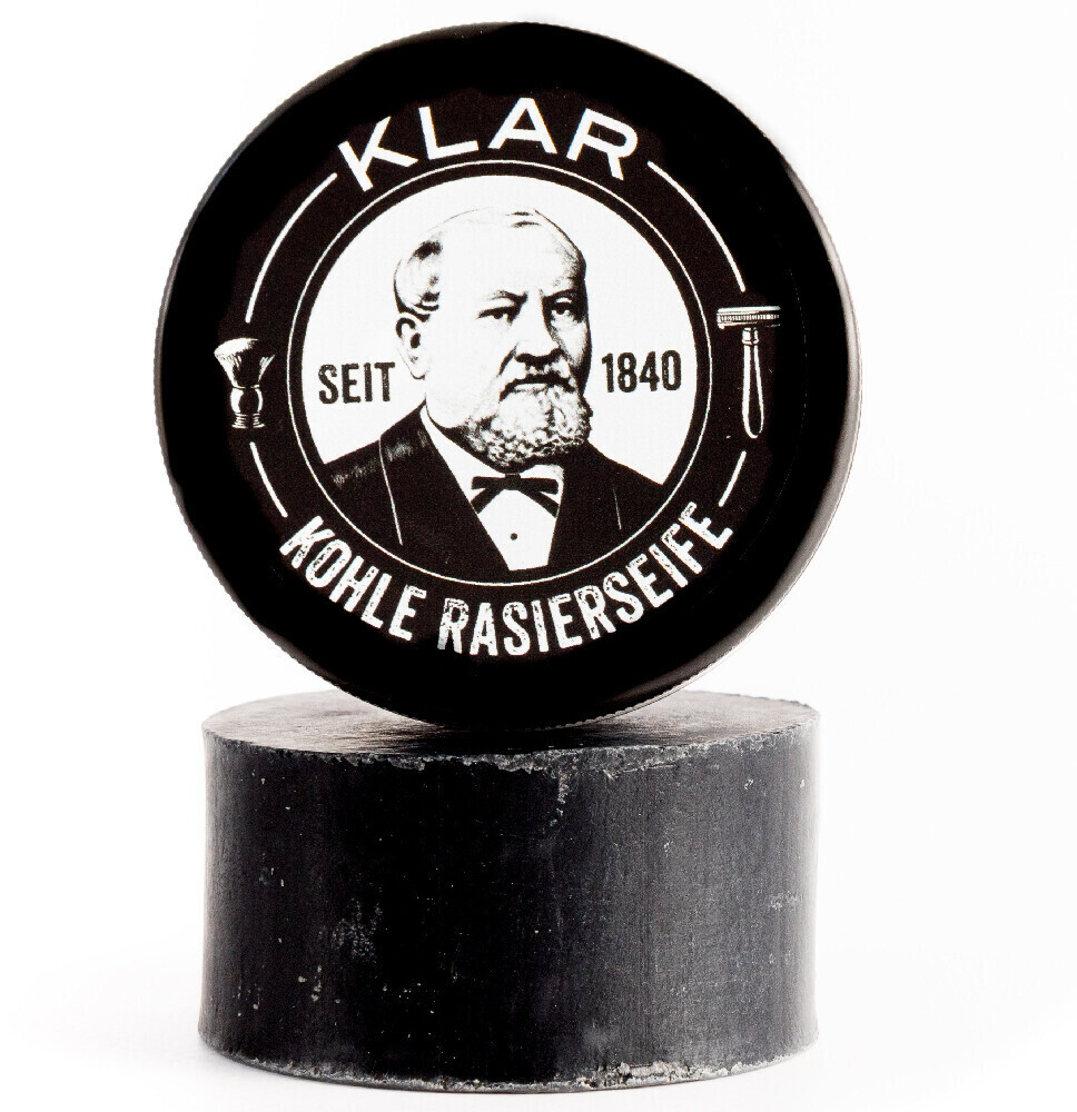 KLAR Seifen Shaving Soap Activate Charcoal (110 g)
