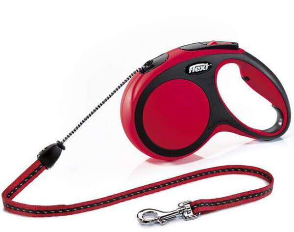 Flexi New Comfort Cord M 5m Red/Black