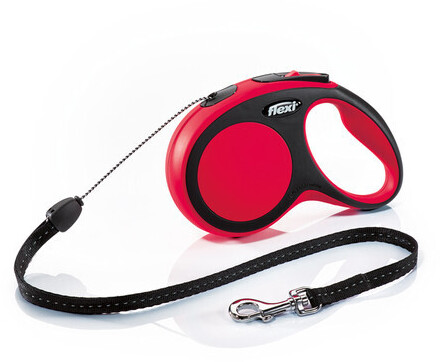 Flexi New Comfort Cord S 8m Red/Black