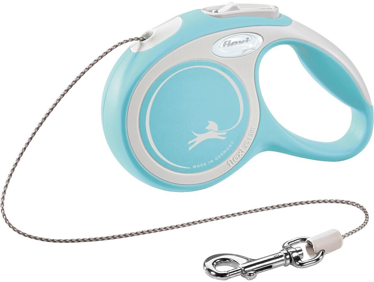 Flexi New Comfort Cord S 8m Light Blue/White