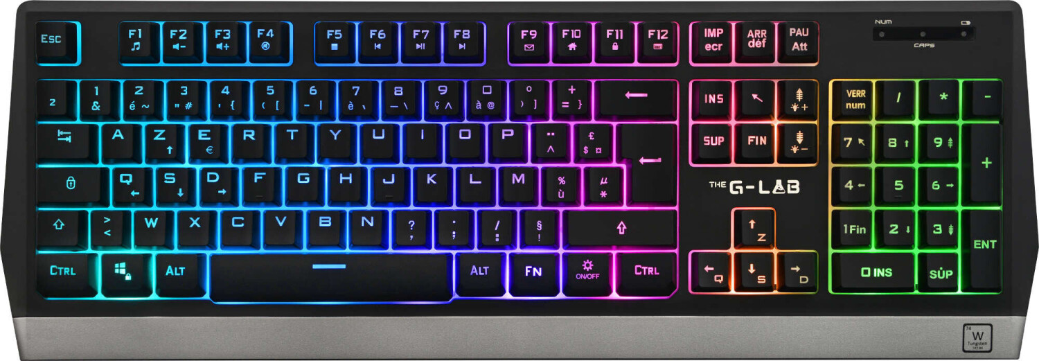 The g-lab G-Lab Keyz Tungsten Wireless Gaming Keyboard Black