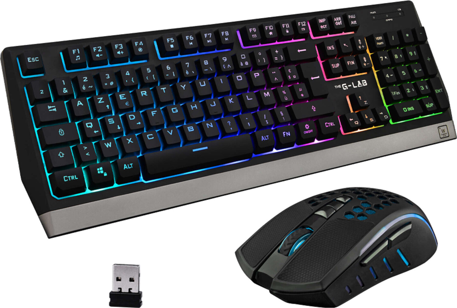 The G-Lab KEYZ Tungsten (FR) + Souris